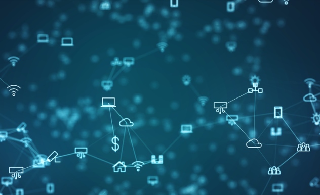 Das Internet der Dinge (engl. "Internet of Things", IoT) beschreibt die digitale Vernetzung und Kommunikation von diversen Endgeräten miteinander. Das Internet der Dinge (engl. "Internet of Things", IoT) beschreibt die digitale Vernetzung und Kommunikation von diversen Endgeräten miteinander.