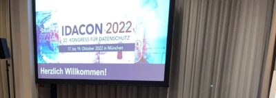 Datenschutzkonferenz IDACON 2022