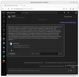 Das sagt Copilot selbst zu seinen Funktionen und Herausforderungenin puncto Datenschutz