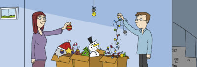 Von Gesundheitsakten zur Weihnachtsdeko